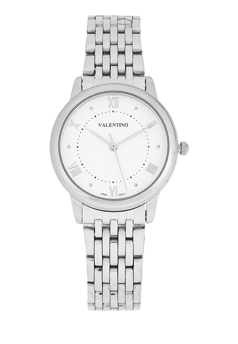 Valentino 20122447-SILVER DIAL Stainless Steel Strap Analog Watch for Women-Watch Portal Philippines