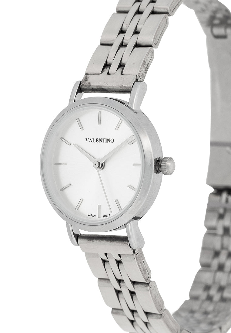 Valentino 20122449-SILVER DIAL Stainless Steel Strap Analog Watch for Women-Watch Portal Philippines