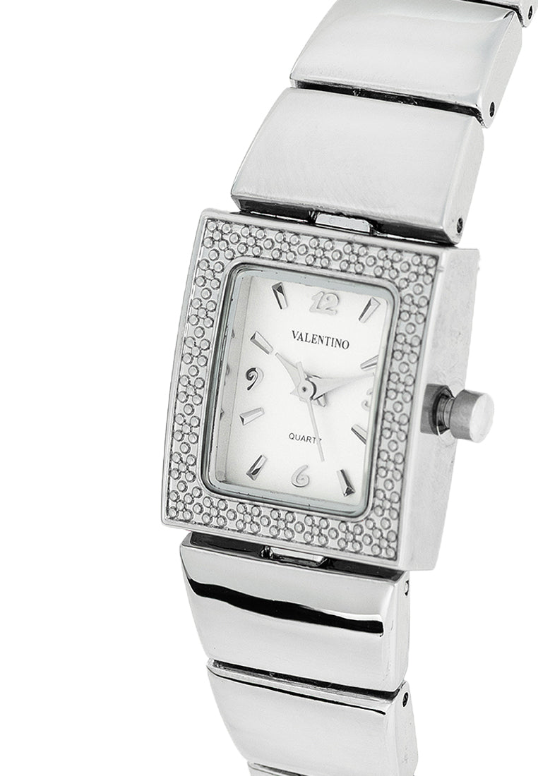 Valentino 20122451-SILVER DIAL Alloy Strap Analog Watch for Women-Watch Portal Philippines