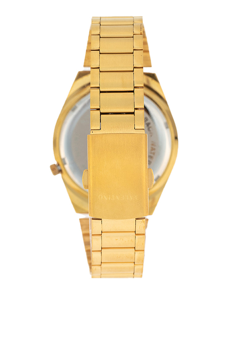 Valentino 20122452-GOLD DIAL Stainless Steel Strap Analog Watch for Men-Watch Portal Philippines