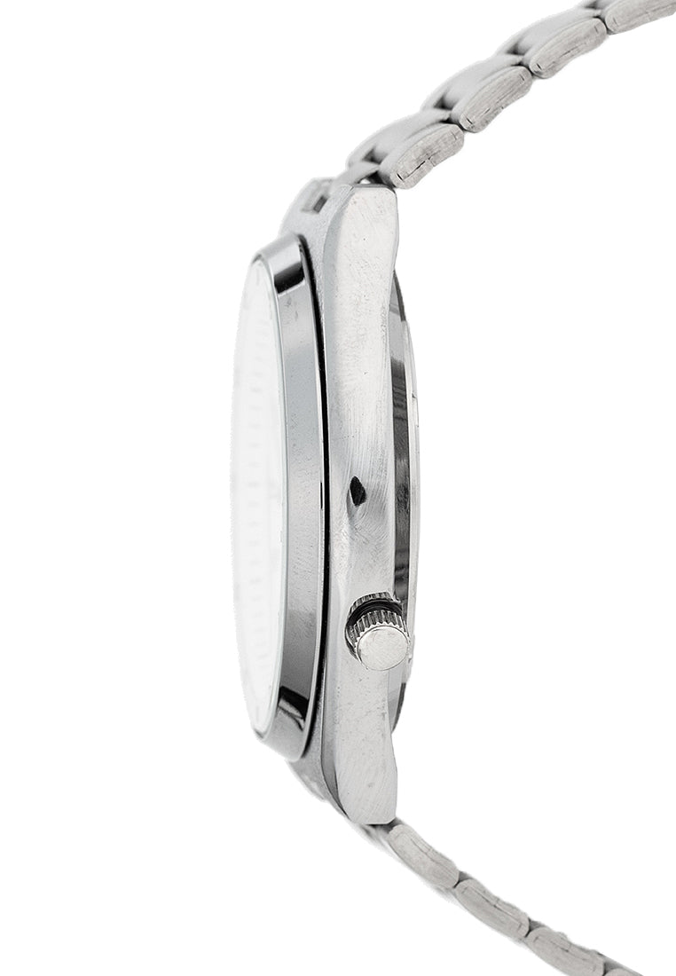 Valentino 20122453-WHITE DIAL Stainless Steel Strap Analog Watch for Men-Watch Portal Philippines