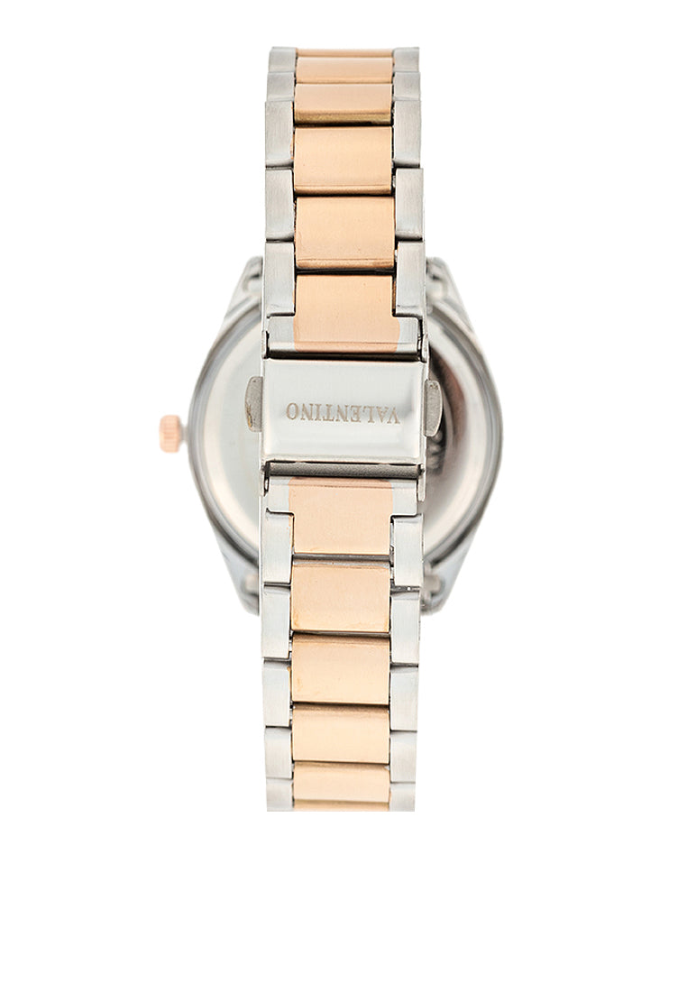 Valentino 20122457-WHITE DIAL Stainless Steel Strap Analog Watch for Women-Watch Portal Philippines