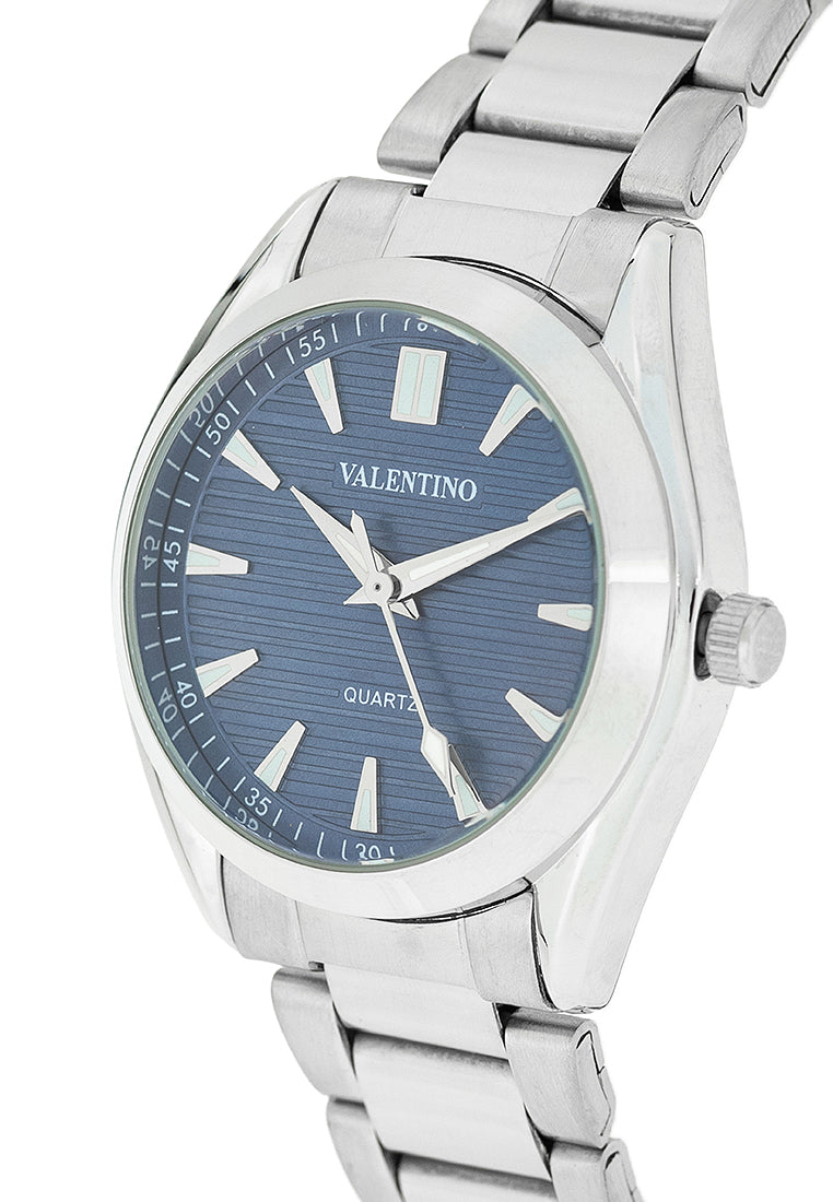 Valentino 20122459-BLUE DIAL Stainless Steel Strap Analog Watch for Women-Watch Portal Philippines