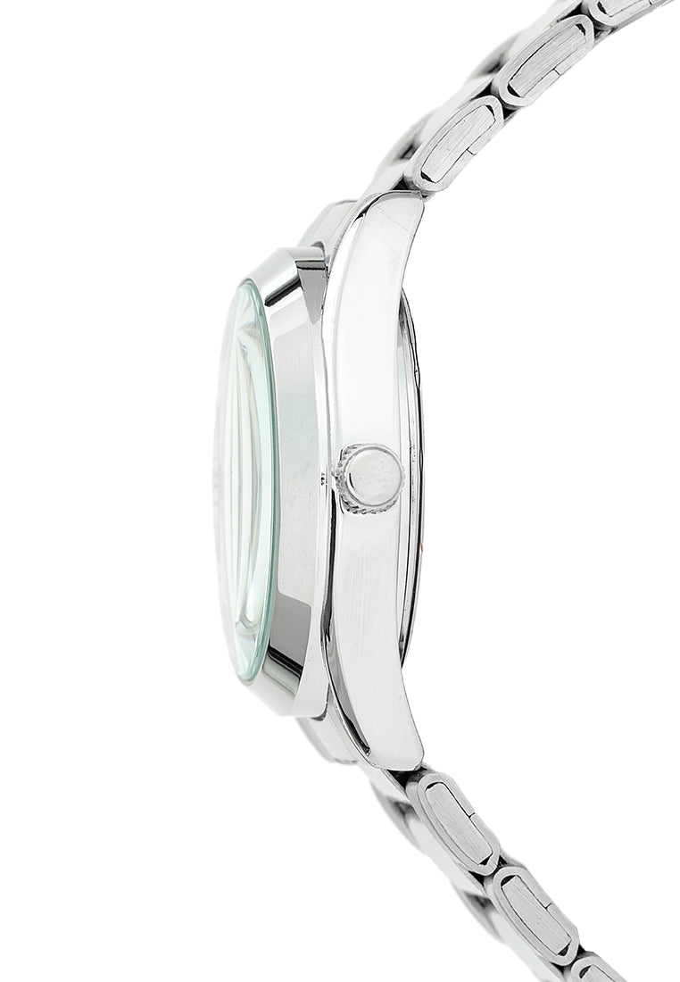 Valentino 20122459-WHITE DIAL - SIL INDEX Stainless Steel Strap Analog Watch for Women-Watch Portal Philippines