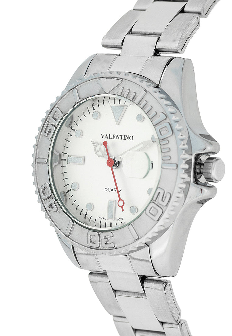 Valentino 20122466-SILVER DIAL Stainless Steel Strap Analog Watch for Women-Watch Portal Philippines