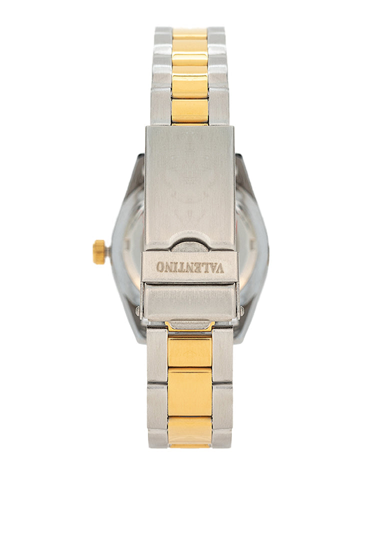 Valentino 20122467-TWO TONE - WHITE DIAL Stainless Steel Strap Analog Watch for Women-Watch Portal Philippines