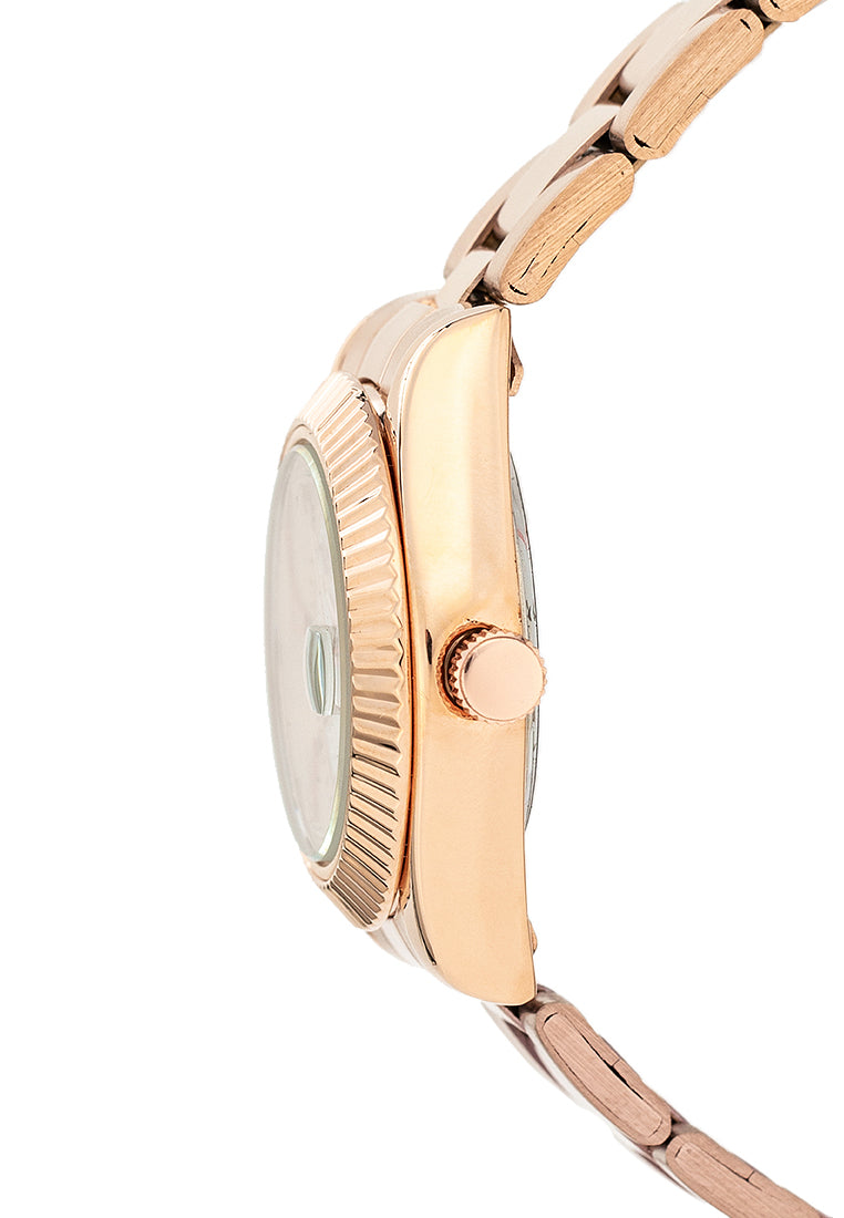 Valentino 20122468-ROSE - WHITE DIAL Stainless Steel Strap Analog Watch for Women-Watch Portal Philippines