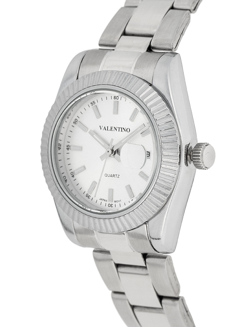 Valentino 20122469-SILVER DIAL Stainless Steel Strap Analog Watch for Women-Watch Portal Philippines