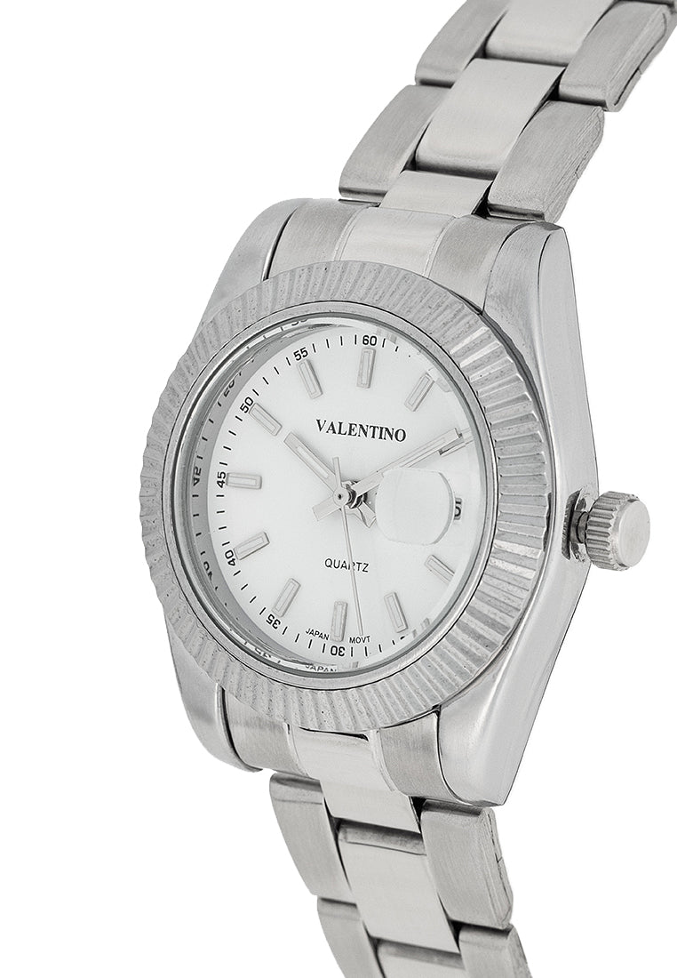 Valentino 20122469-WHITE DIAL Stainless Steel Strap Analog Watch for Women-Watch Portal Philippines