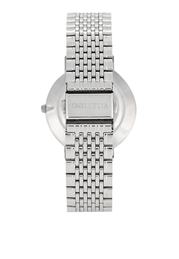 Valentino 20122474-WHITE DIAL Stainless Steel Strap Analog Watch for Men-Watch Portal Philippines