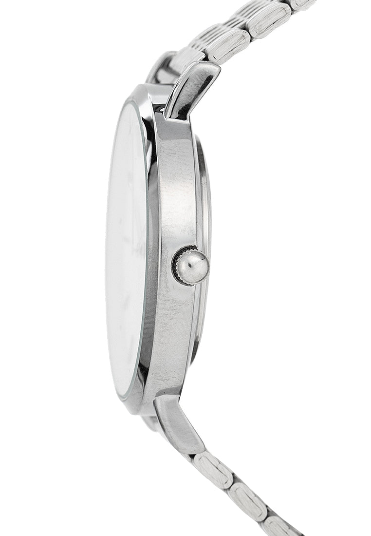 Valentino 20122474-WHITE DIAL Stainless Steel Strap Analog Watch for Men-Watch Portal Philippines