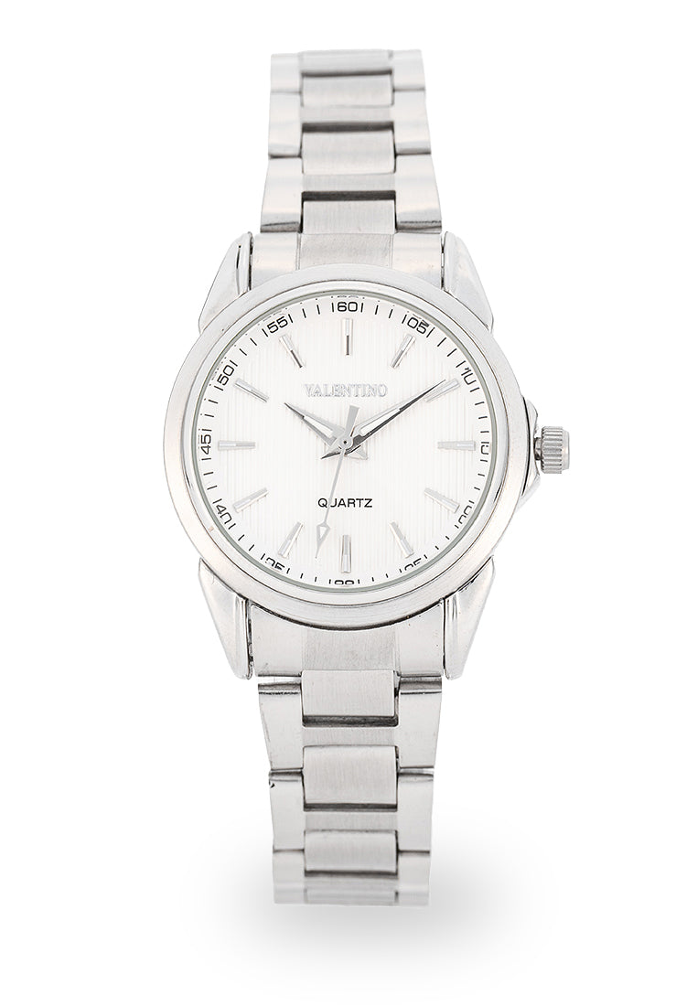 Valentino 20122506-WHITE DIAL Analog Stainless Steel Strap Watch for Women-Watch Portal Philippines