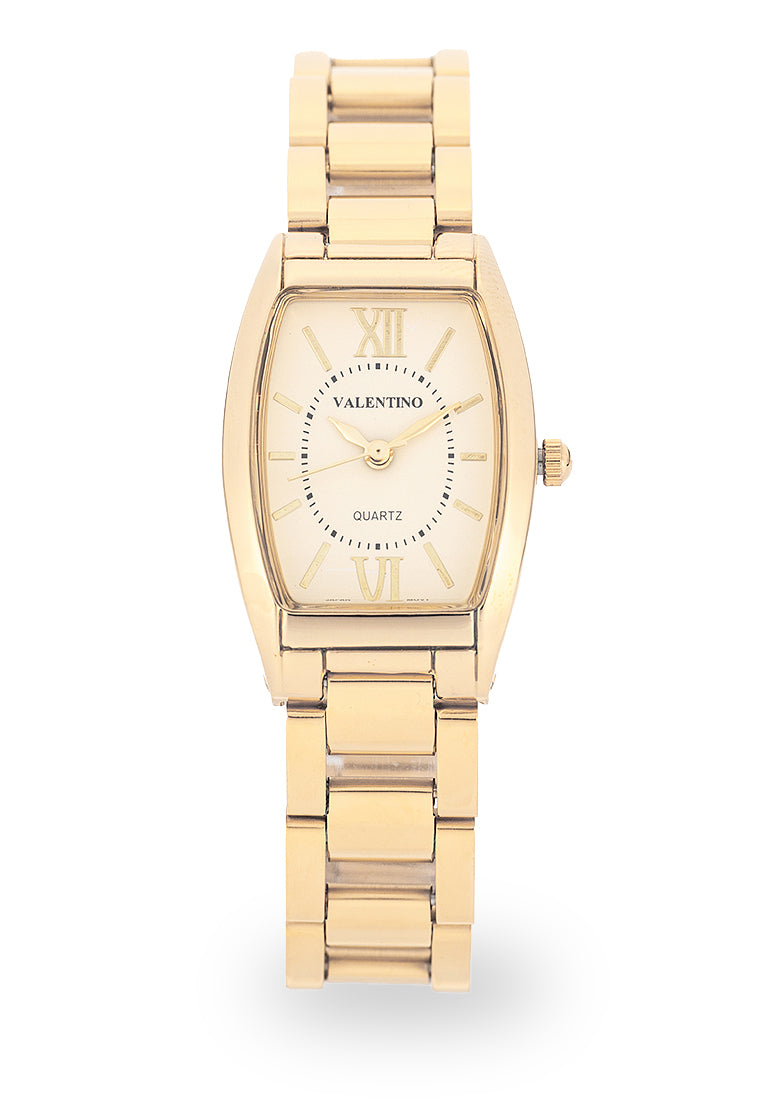Valentino 20122507-GOLD DIAL Analog Stainless Steel Strap Watch for Women-Watch Portal Philippines