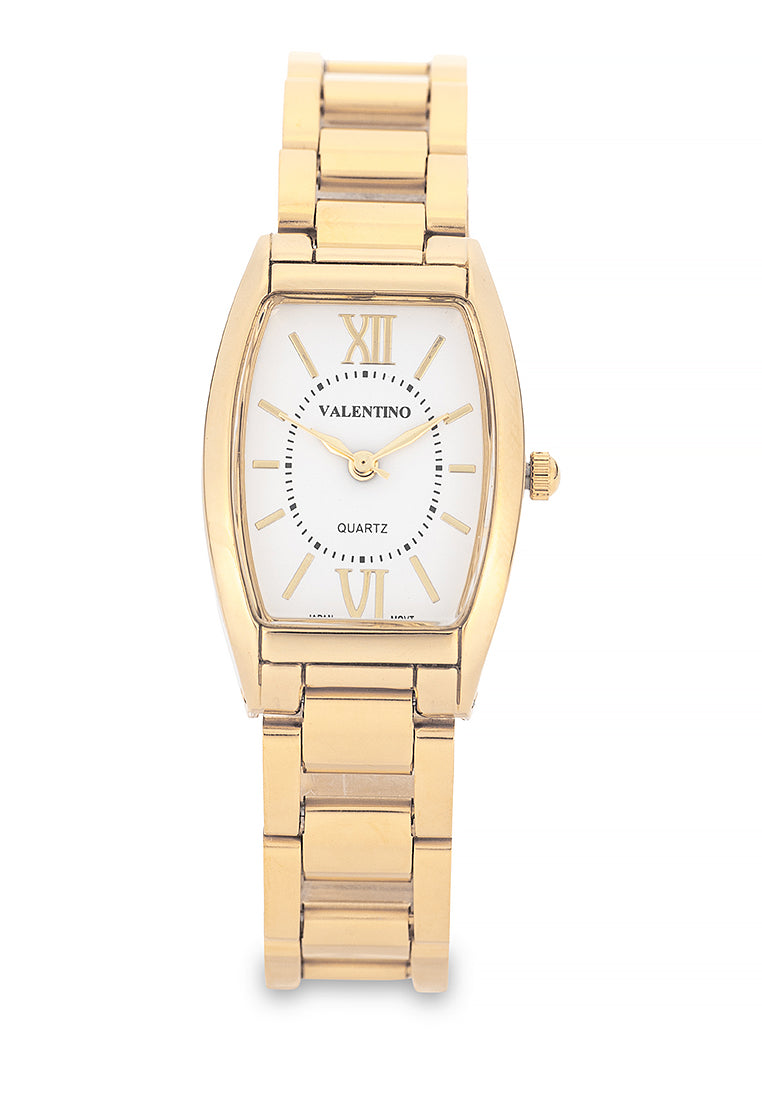 Valentino 20122507-WHITE DIAL Analog Stainless Steel Strap Watch for Women-Watch Portal Philippines