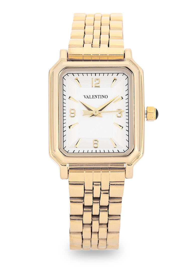 Valentino 20122510-GOLD-SILVER DIAL Analog Stainless Steel Strap Watch for Women-Watch Portal Philippines