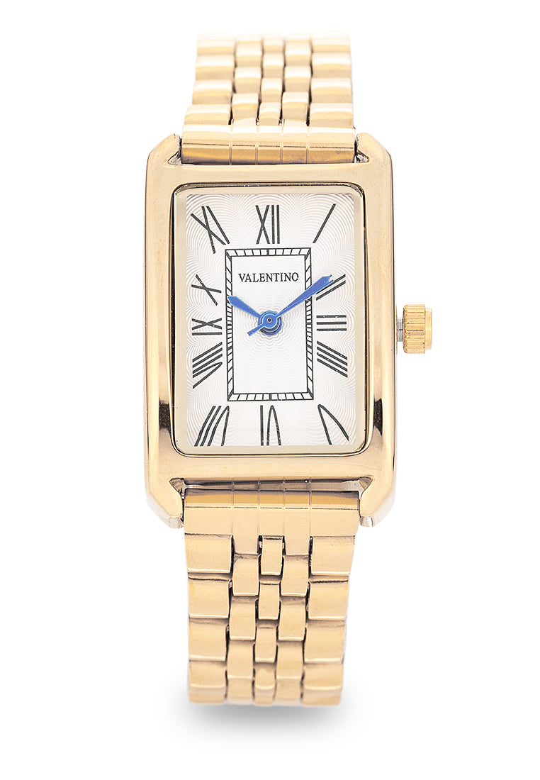 Valentino 20122522-WHITE DIAL Analog Stainless Steel Strap Watch for Women-Watch Portal Philippines