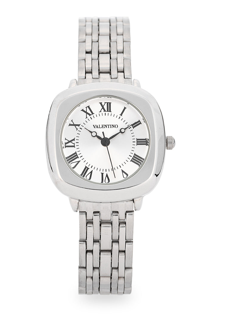 Valentino 20122525-SILVER DIAL Analog Stainless Steel Strap Watch for Women-Watch Portal Philippines