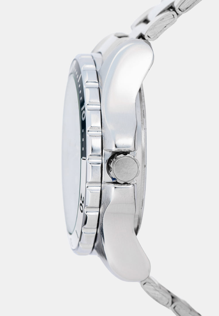 Valentino 20122572-BLUE DIAL Analog Stainless Band Watch for Men-Watch Portal Philippines