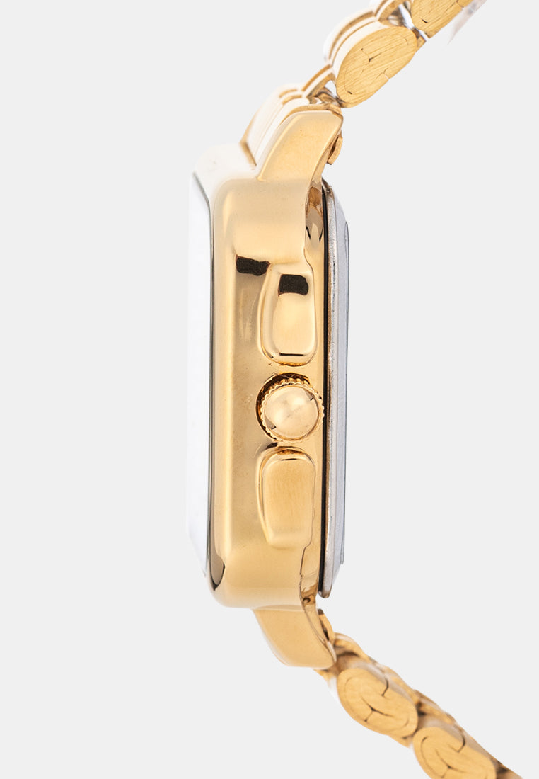 Valentino 20122573-GOLD-GOLD DIAL Analog Stainless Band Watch for Women-Watch Portal Philippines