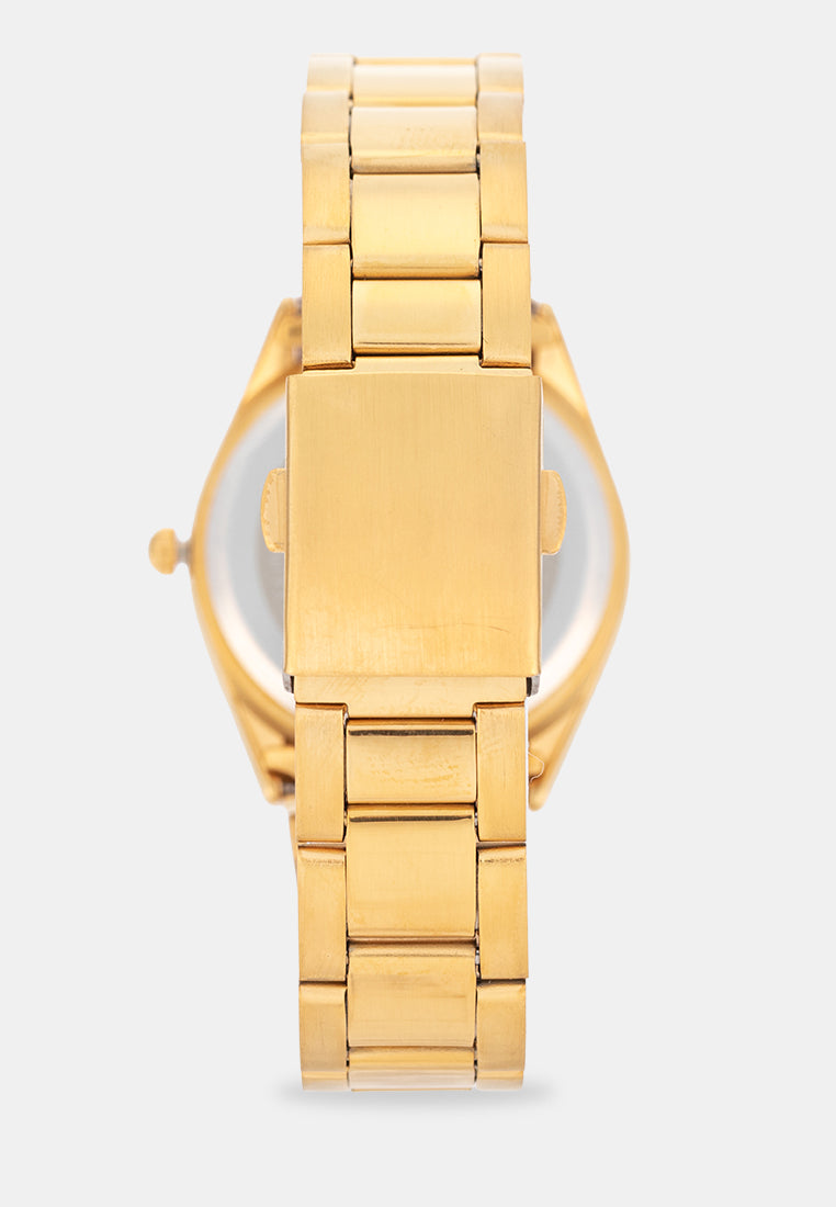 Valentino 20122582-GOLD-GOLD DIAL Analog Stainless Band Watch for Women-Watch Portal Philippines