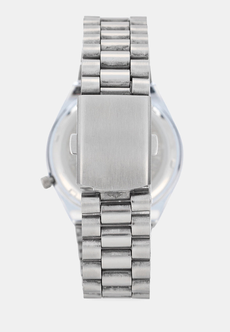Valentino 20122585-SILVER DIAL Analog Stainless Band Watch for Men-Watch Portal Philippines