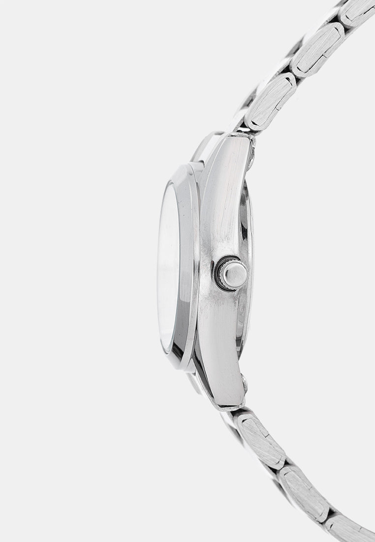 Valentino 20122593-WHITE DIAL Analog Stainless Band Watch for Women-Watch Portal Philippines