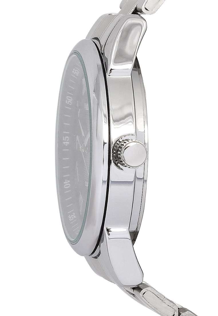 Valentino 220122299-SIL RING-BLK DIAL Silver Strap for Men-Watch Portal Philippines