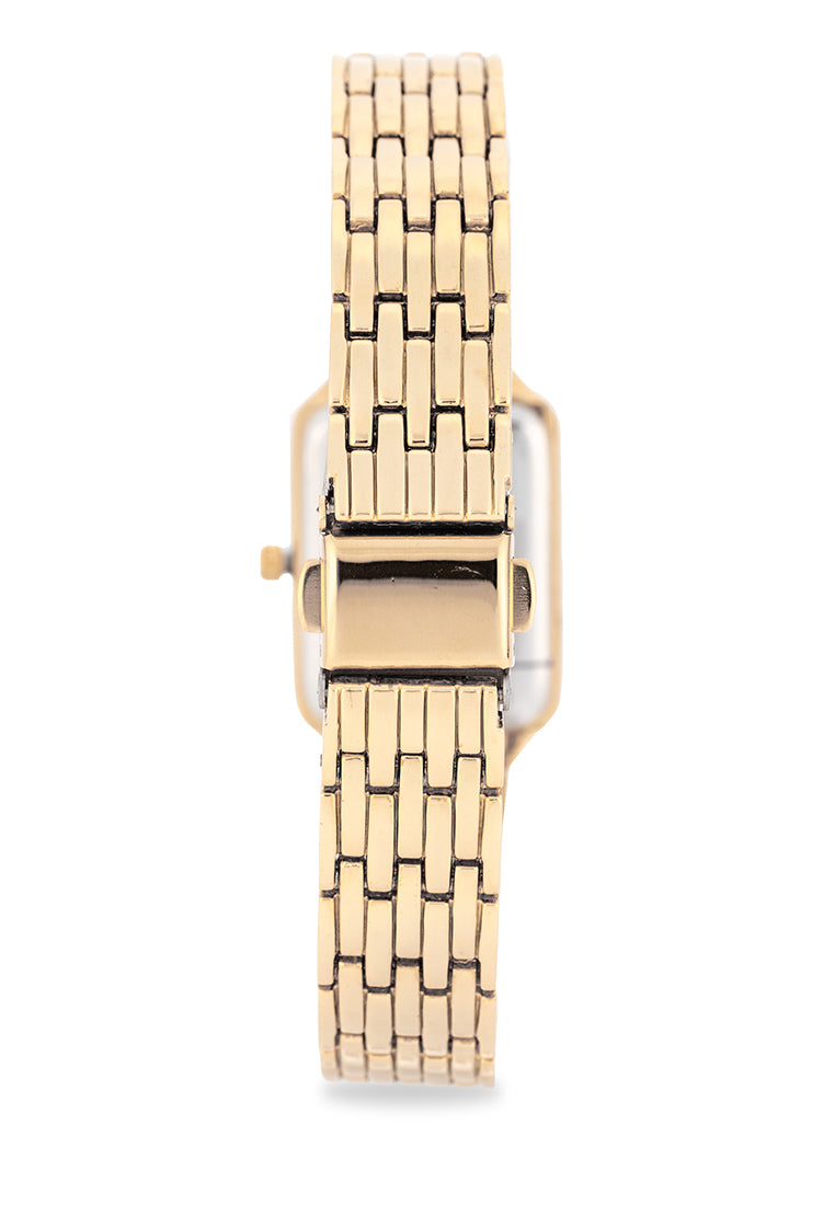 Valentino Alloy Strap Analog Watch for Women 20122495-GOLD STRAP-Watch Portal Philippines