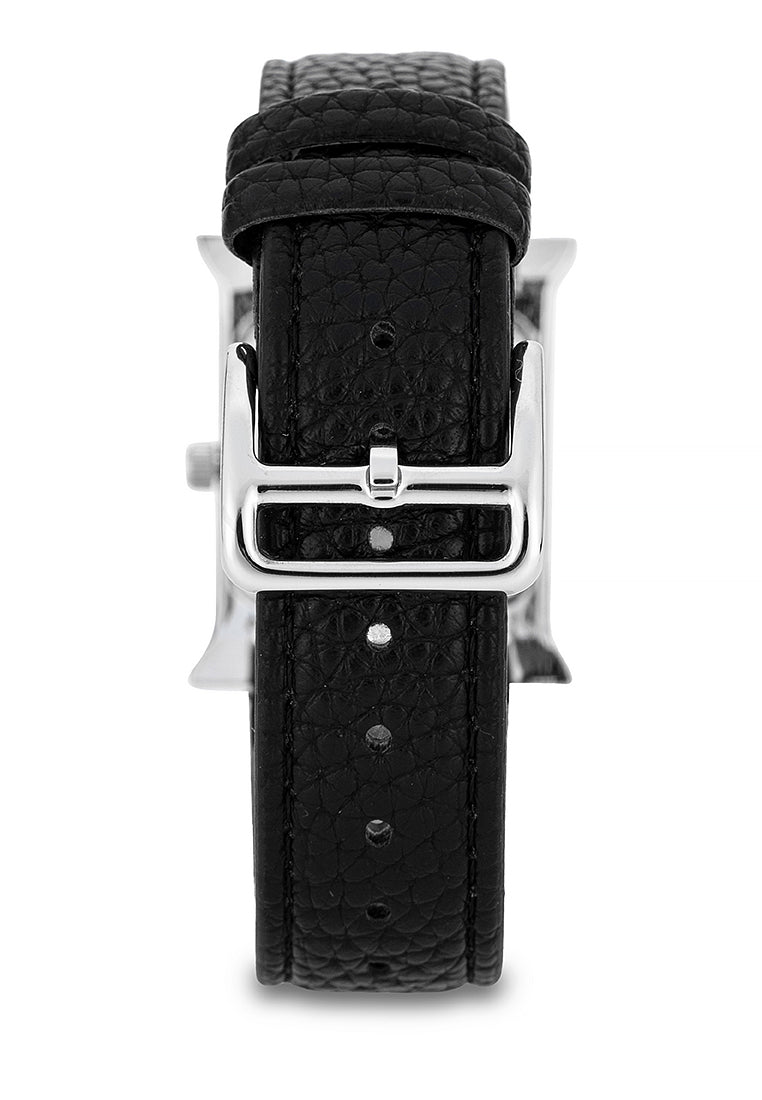 Valentino Leather Strap Analog Watch for Women 20122483-BLACK STRAP-Watch Portal Philippines