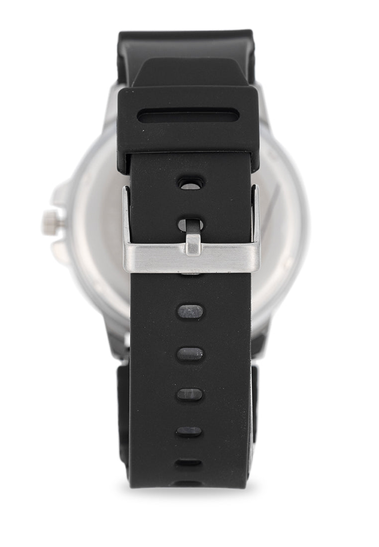 Valentino Rubber Strap Analog Watch for Men 20122530-BLK STRAP-BLUE DIAL-Watch Portal Philippines