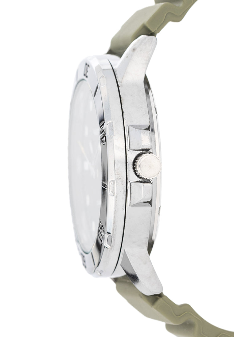 Valentino Rubber Strap Analog Watch for Men 20122530-GRN STRAP-GREEN DIAL-Watch Portal Philippines