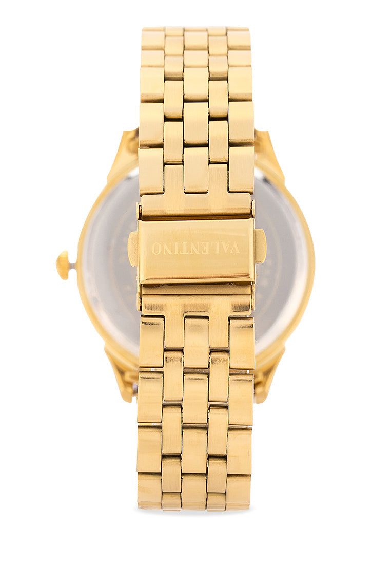 Valentino Stainless Steel Strap Analog Watch for Men 20122478-WHITE DIAL-Watch Portal Philippines