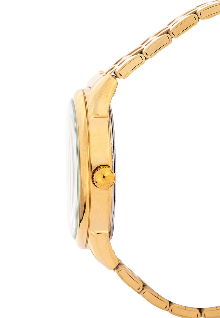 Valentino Stainless Steel Strap Analog Watch for Men 20122478-WHITE DIAL-Watch Portal Philippines