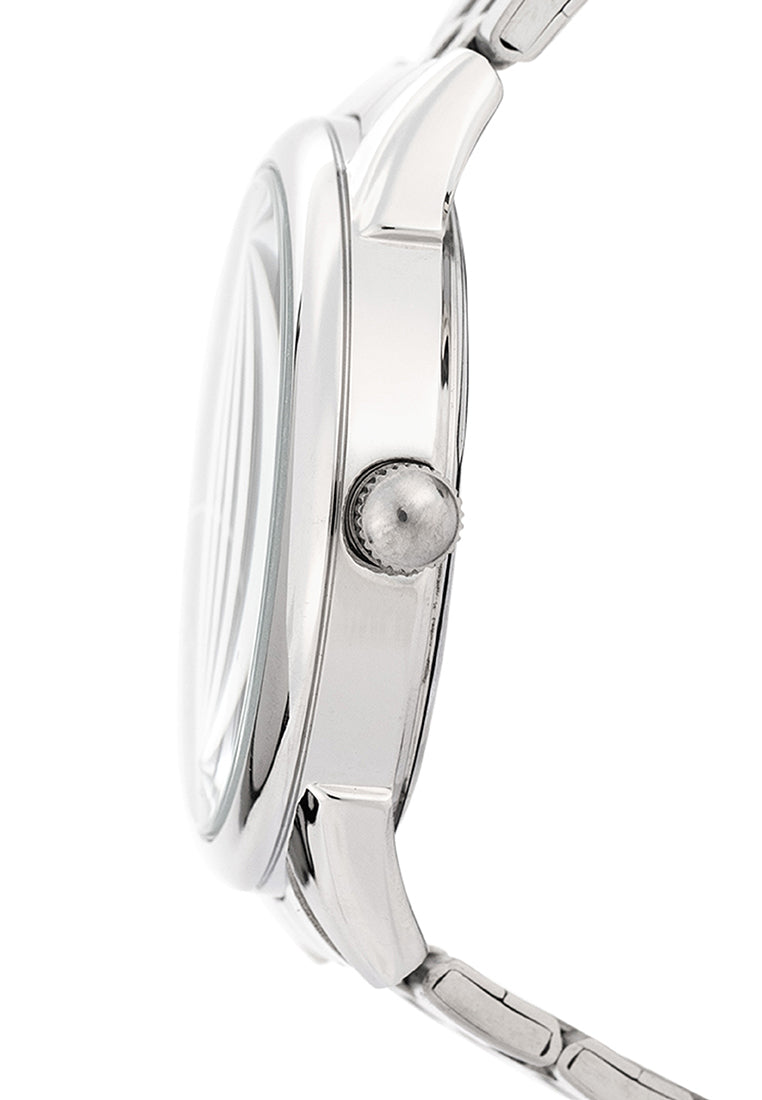 Valentino Stainless Steel Strap Analog Watch for Men 20122480-BLACK DIAL-Watch Portal Philippines