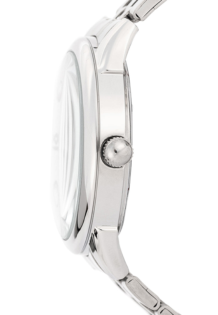 Valentino Stainless Steel Strap Analog Watch for Men 20122480-WHITE DIAL-Watch Portal Philippines