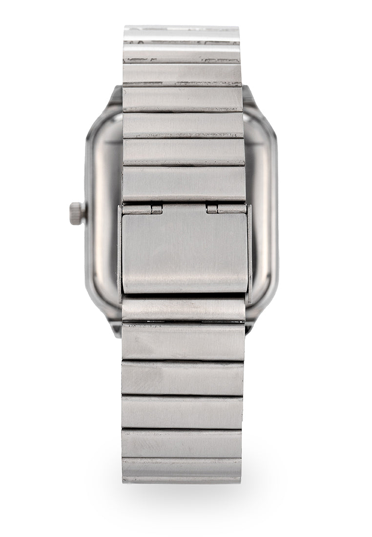 Valentino Stainless Steel Strap Analog Watch for Men 20122493-BLACK DIAL-Watch Portal Philippines