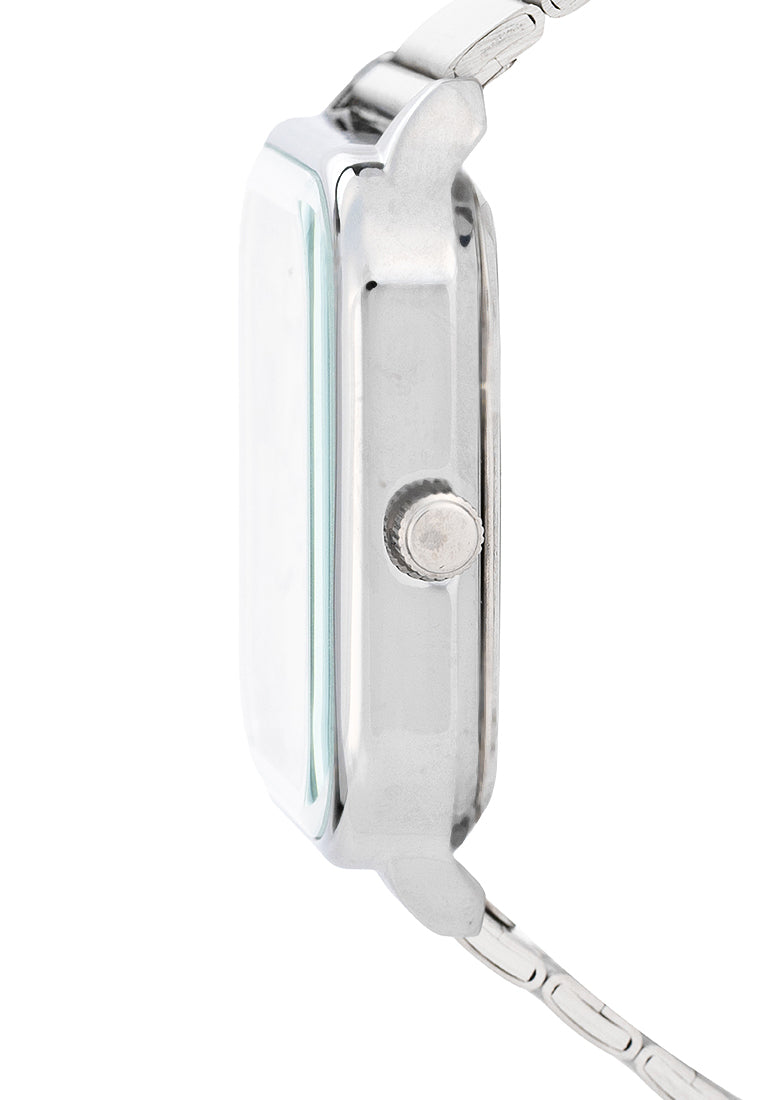 Valentino Stainless Steel Strap Analog Watch for Men 20122493-SILVER DIAL-Watch Portal Philippines