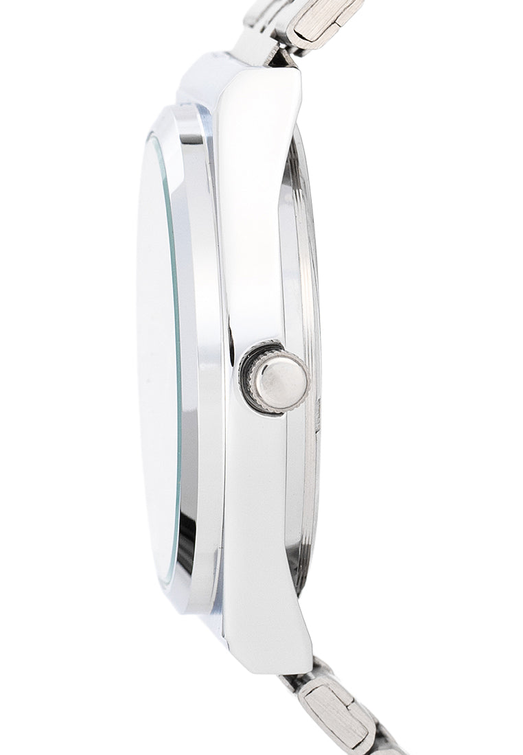 Valentino Stainless Steel Strap Analog Watch for Men 20122500-GREEN DIAL-Watch Portal Philippines