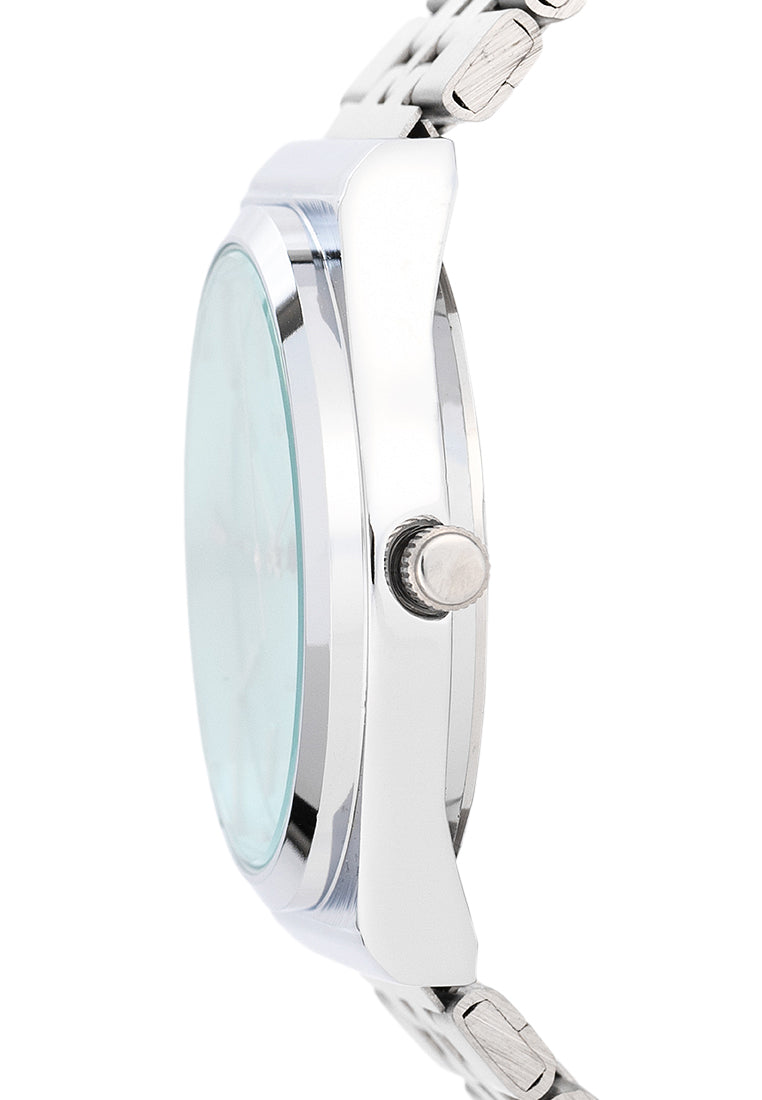 Valentino Stainless Steel Strap Analog Watch for Men 20122500-TIF BLUE DIAL-Watch Portal Philippines