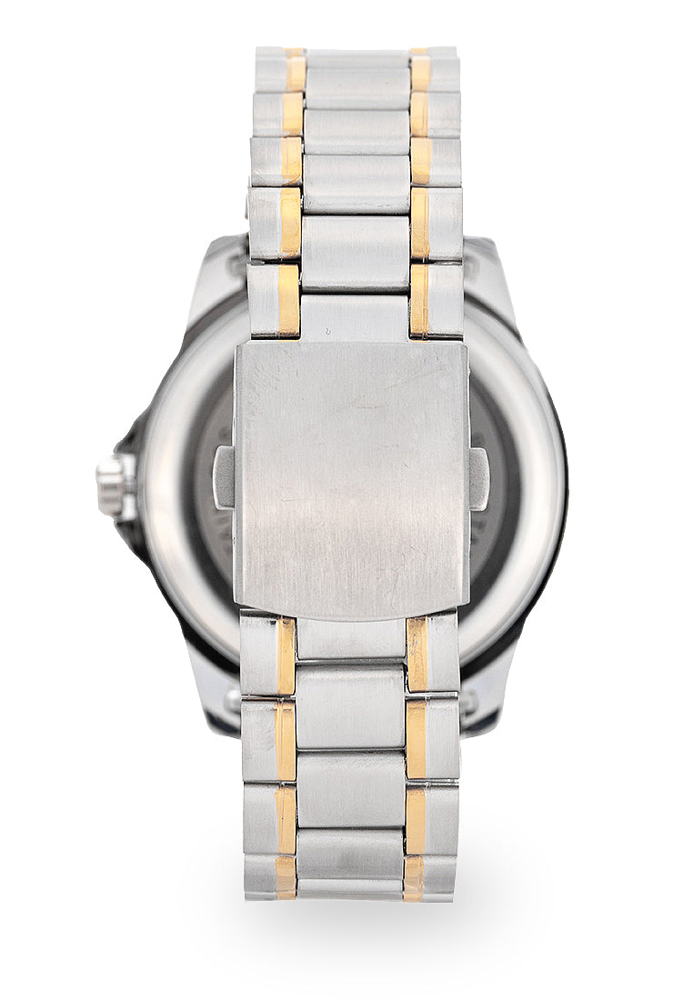 Valentino Stainless Steel Strap Analog Watch for Men 20122501-TWO TONE-WHITE DIAL-Watch Portal Philippines