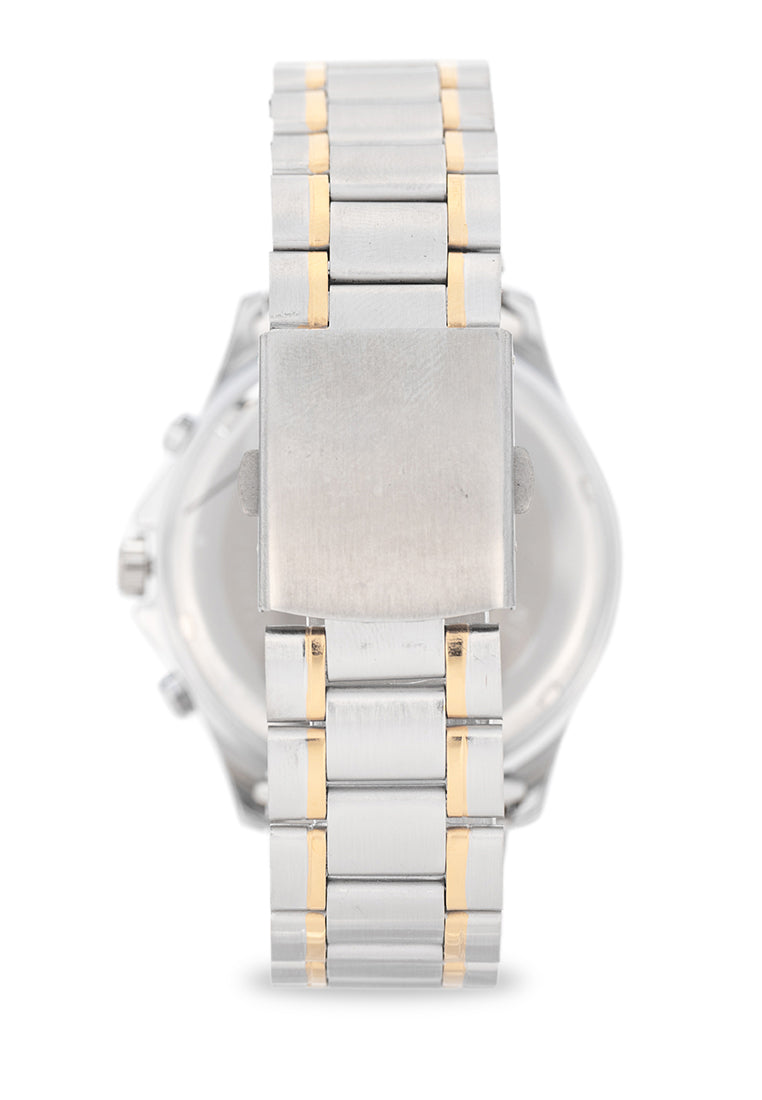 Valentino Stainless Steel Strap Analog Watch for Men 20122531-TT-BLACK DIAL-Watch Portal Philippines