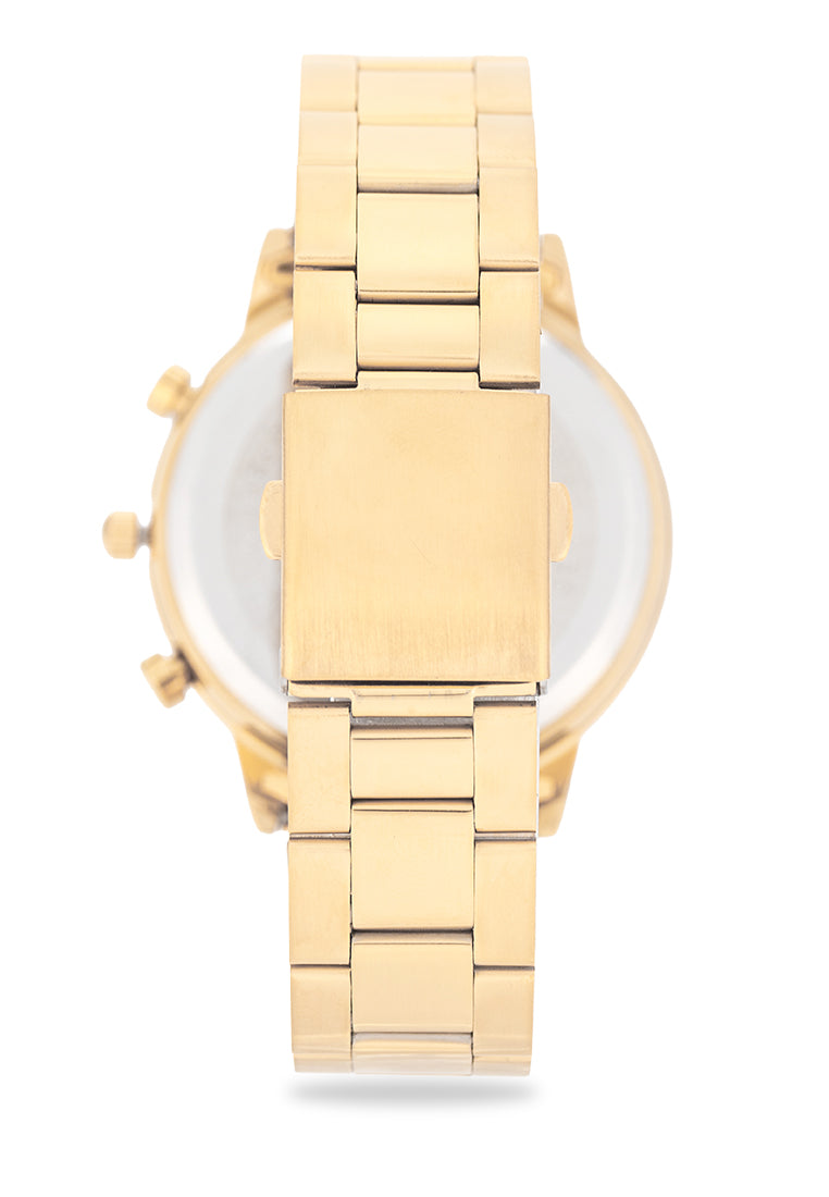 Valentino Stainless Steel Strap Analog Watch for Men 20122534-BLACK DIAL-Watch Portal Philippines