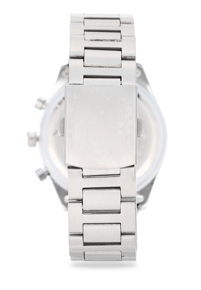 Valentino Stainless Steel Strap Analog Watch for Men 20122542-BLUE DIAL-Watch Portal Philippines