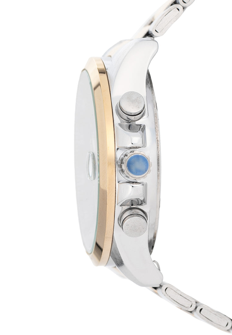 Valentino Stainless Steel Strap Analog Watch for Men 20122543-TT-BLACK DIAL-Watch Portal Philippines