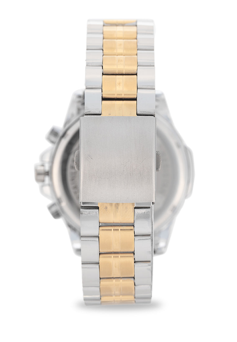 Valentino Stainless Steel Strap Analog Watch for Men 20122543-TT-BLACK DIAL-Watch Portal Philippines