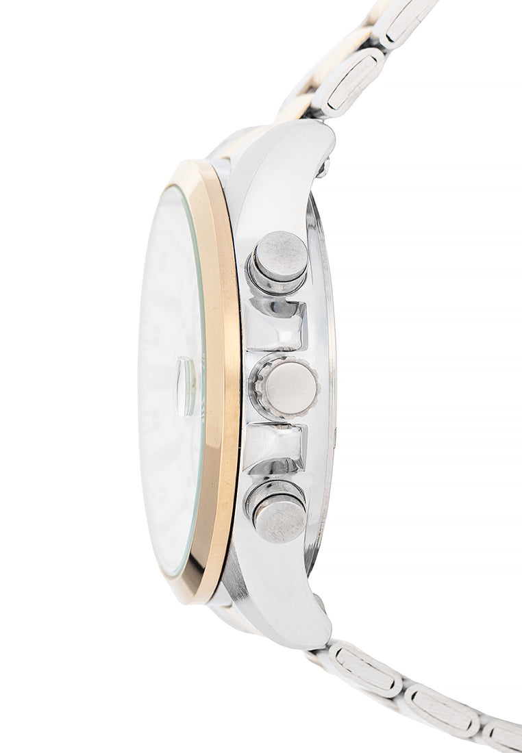 Valentino Stainless Steel Strap Analog Watch for Men 20122543-TT-WHITE DIAL-Watch Portal Philippines