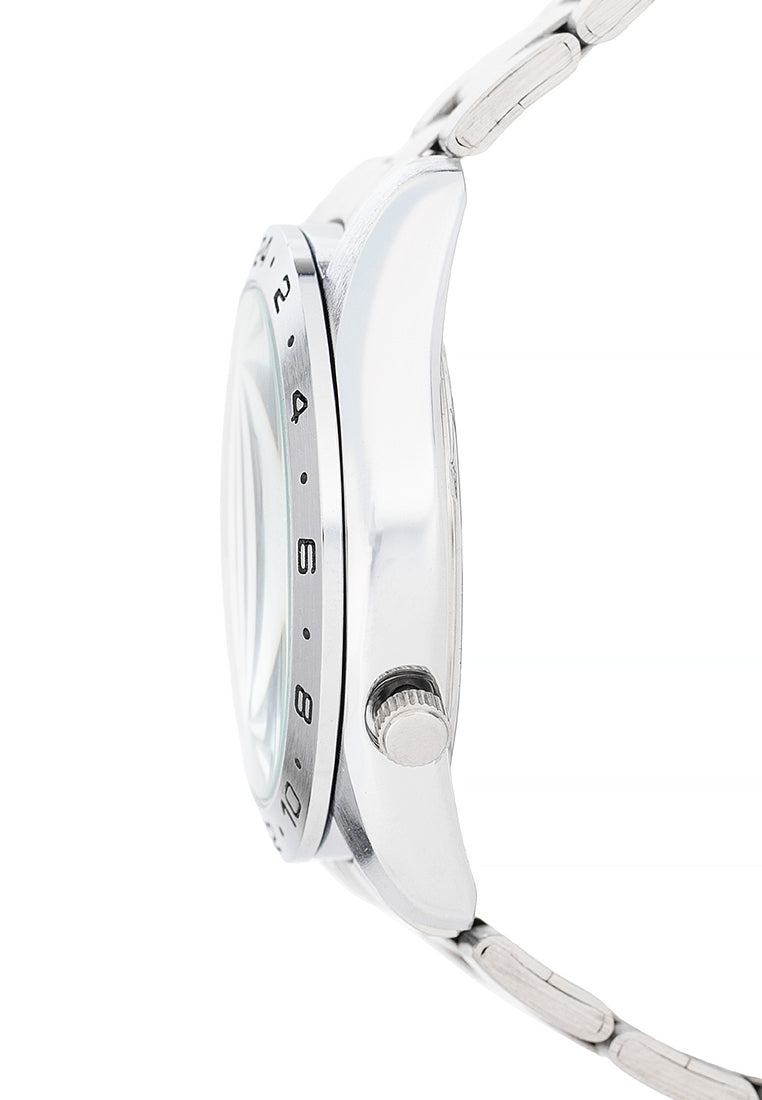 Valentino Stainless Steel Strap Analog Watch for Men 20122545-BLACK DIAL-Watch Portal Philippines