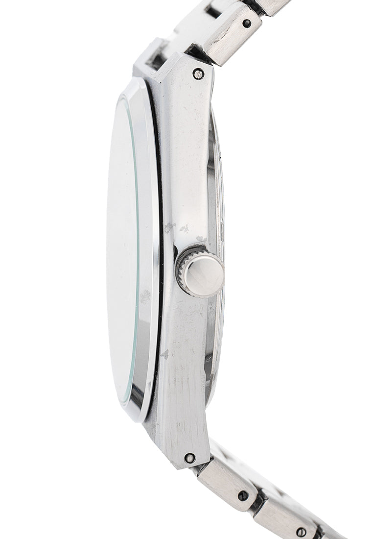 Valentino Stainless Steel Strap Analog Watch for Men 20122547-GREEN DIAL-Watch Portal Philippines