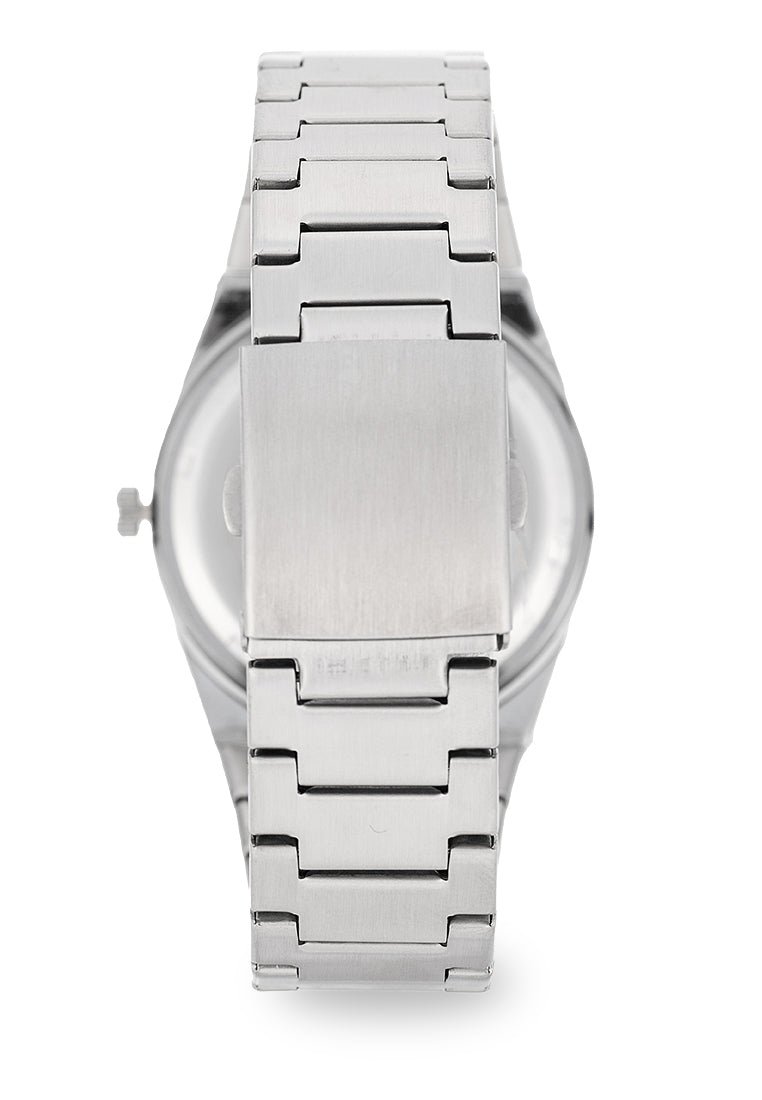 Valentino Stainless Steel Strap Analog Watch for Men 20122547-GREEN DIAL-Watch Portal Philippines