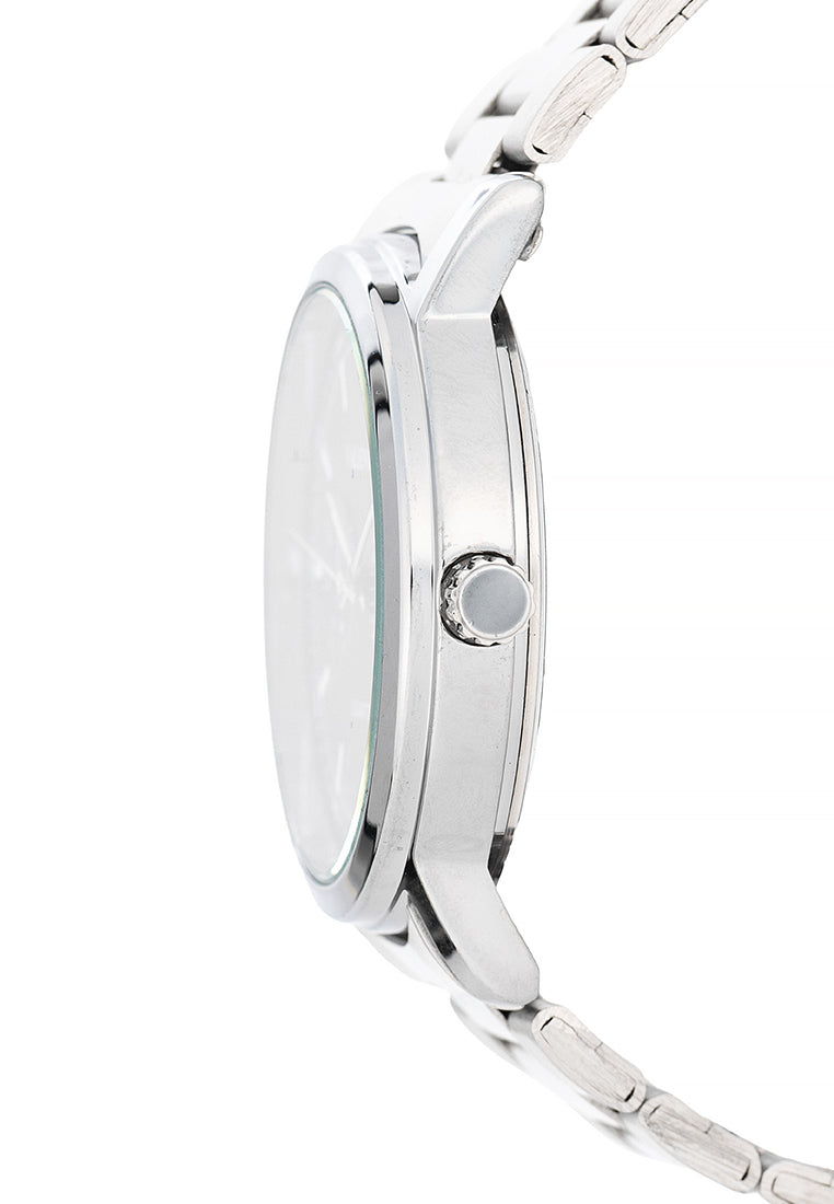 Valentino Stainless Steel Strap Analog Watch for Men 20122548-BLACK DIAL-Watch Portal Philippines